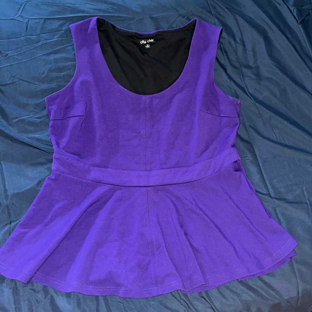 COPY - City Chic M peplum top